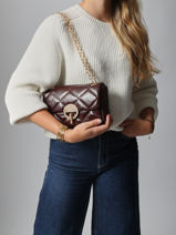 Cross Body Tas M Moon Leder Vanessa bruno Bruin moon 84V40533-vue-porte